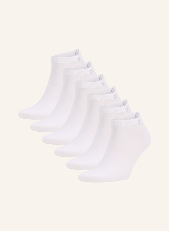Calvin Klein 6er-Pack Sneakersocken WEISS