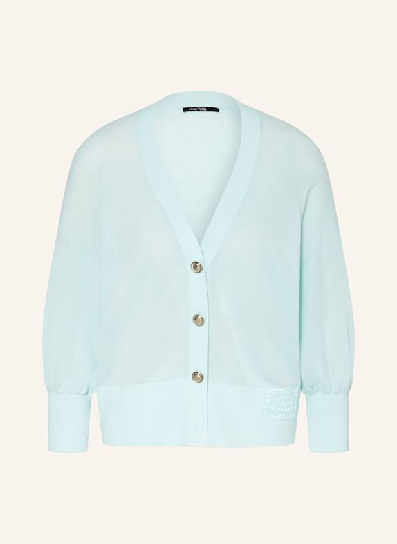 MARC AUREL Cardigan with 3/4 sleeves TURQUOISE