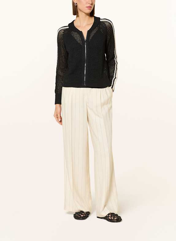MARC AUREL vest ZWART / WIT