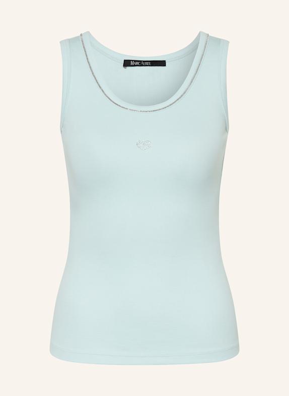 MARC AUREL Top mit Schmucksteinen TÜRKIS
