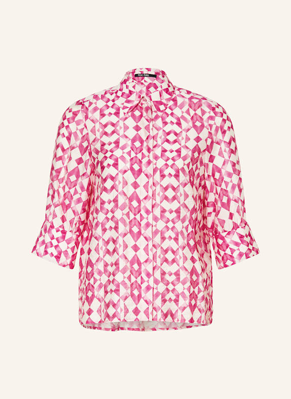 MARC AUREL Hemdbluse mit 3/4-Arm PINK / WEISS