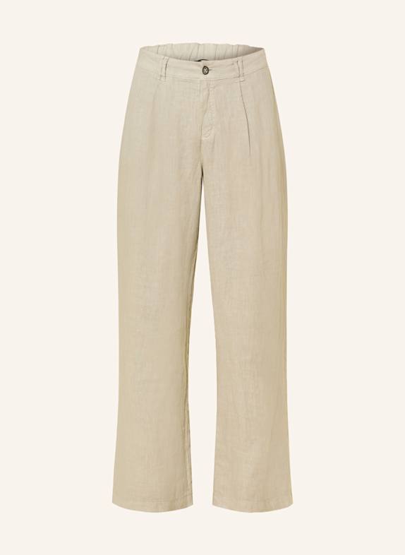MARC AUREL Marlenehose aus Leinen KHAKI