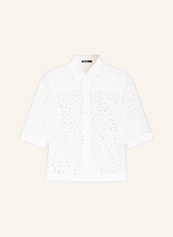 MARC AUREL Overhemdblouse van kant WIT