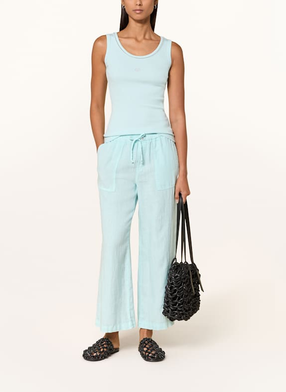 MARC AUREL linnen broek TURQUOISE