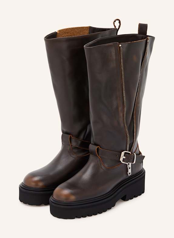 maje Plateau-Boots DUNKELBRAUN