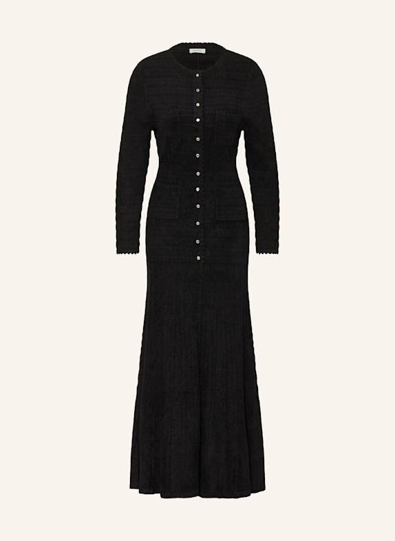 SANDRO Strickkleid SCHWARZ