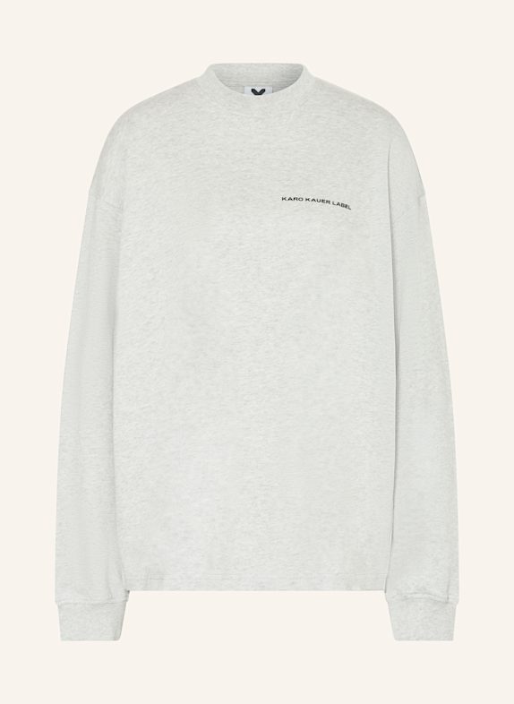 KARO KAUER Oversized-Longsleeve GRAU