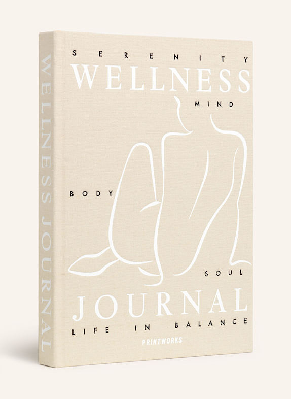 PRINTWORKS Gästebuch WELLNESS JOURNAL CREME
