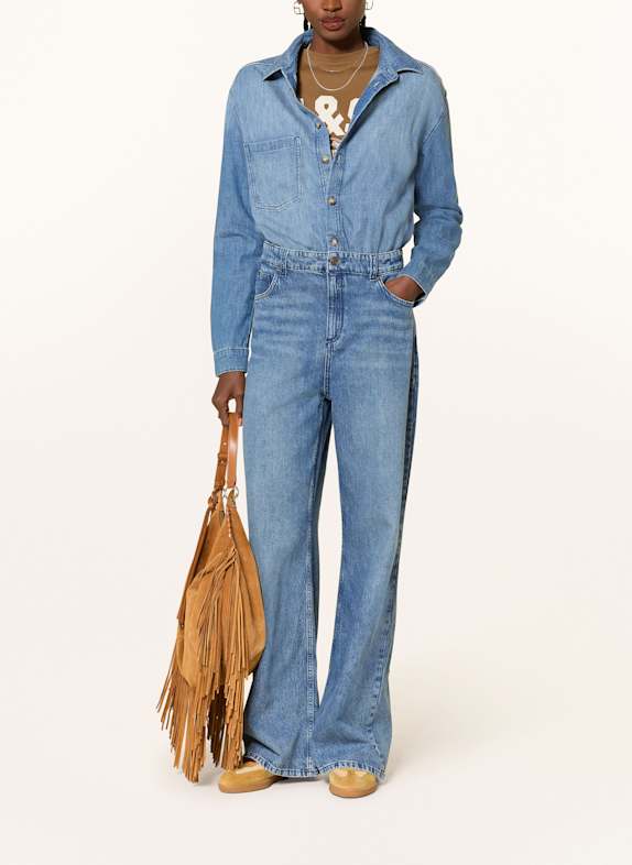 ba&sh Jeans-Jumpsuit BLOOM BLAU