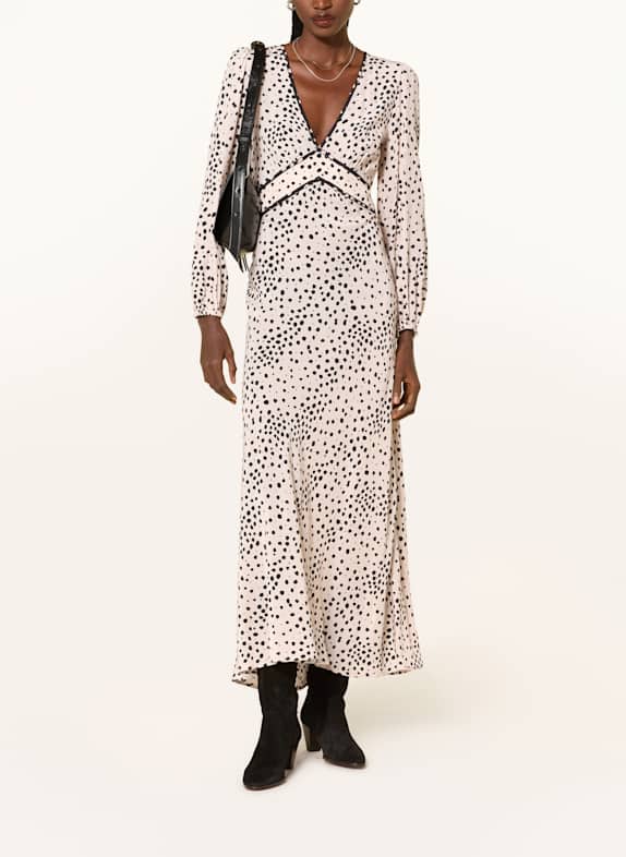 ba&sh Kleid DERBY ECRU / SCHWARZ