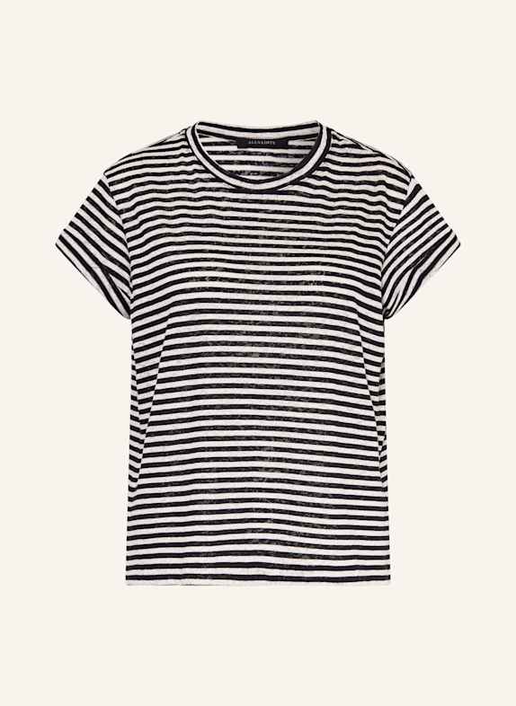 ALLSAINTS T-Shirt ANNA SCHWARZ / TAUPE / HELLGRAU