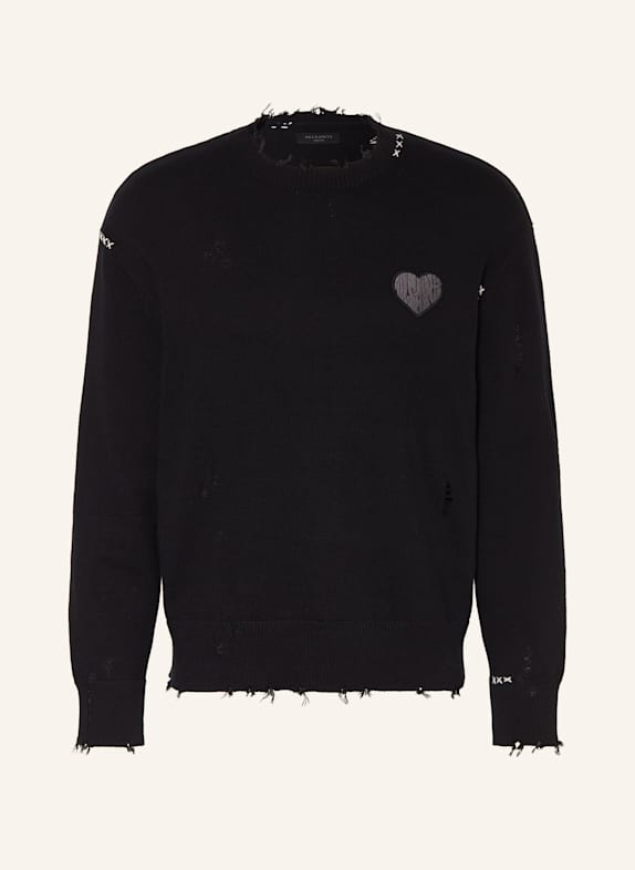 ALLSAINTS Pullover THEO CREW SCHWARZ
