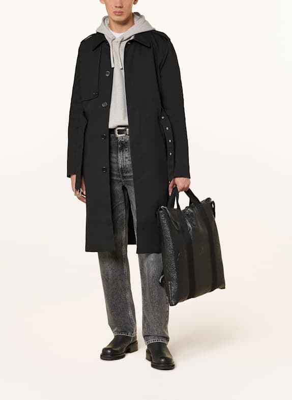ALLSAINTS Trenchcoat BASTILLE SCHWARZ