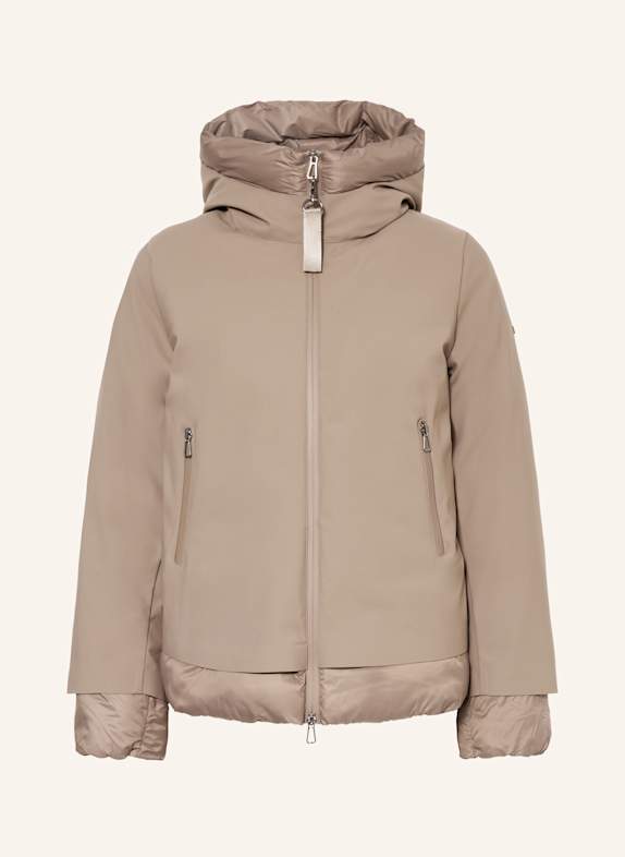 CINQUE Jacke CINALA im Materialmix TAUPE