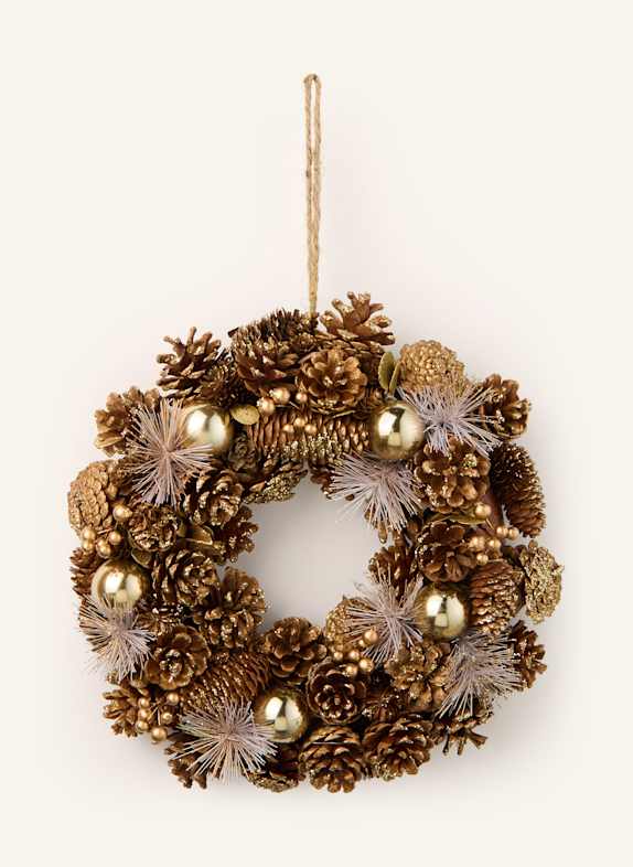 edelman ETON wreath BROWN / GOLD