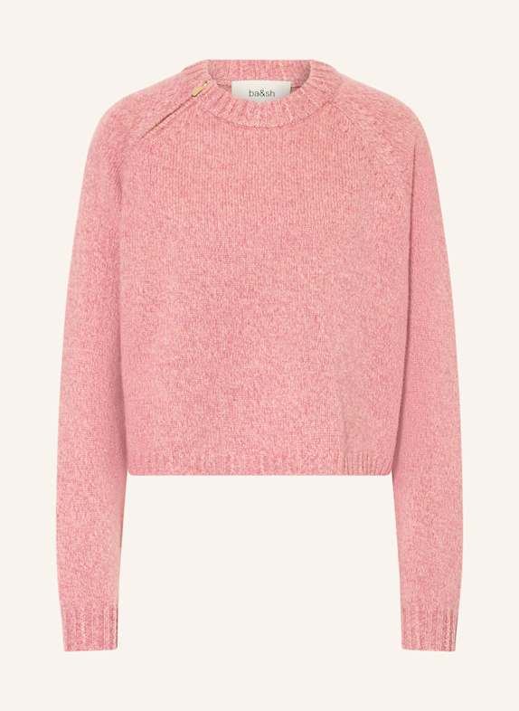ba&sh Svetr CORVY z kašmíru RŮŽOVÁ