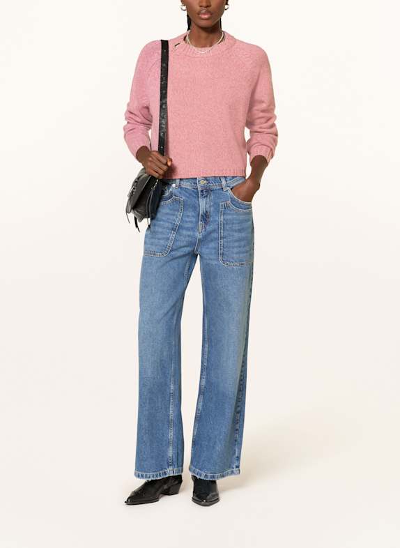 ba&sh Pullover CORVY aus Cashmere PINK