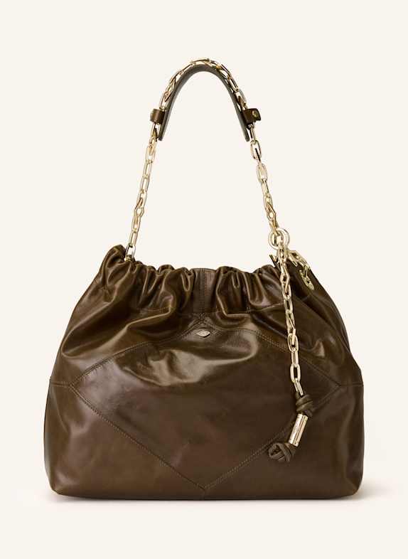 ba&sh Vaková kabelka JUNE MEDIUM KHAKI