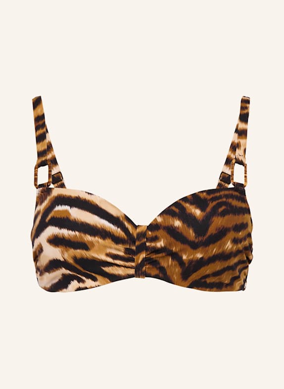 CHANTELLE Bügel-Bikini-Top VITA HELLBRAUN / BRAUN / DUNKELBRAUN