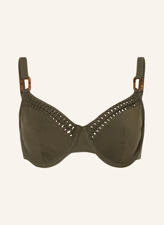 CHANTELLE SERENITA underwired bikini top KHAKI