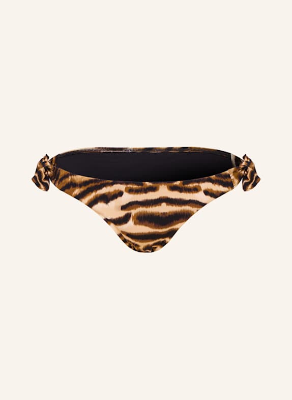 CHANTELLE VITA Triangle Bikini Bottom LIGHT BROWN / BROWN / DARK BROWN