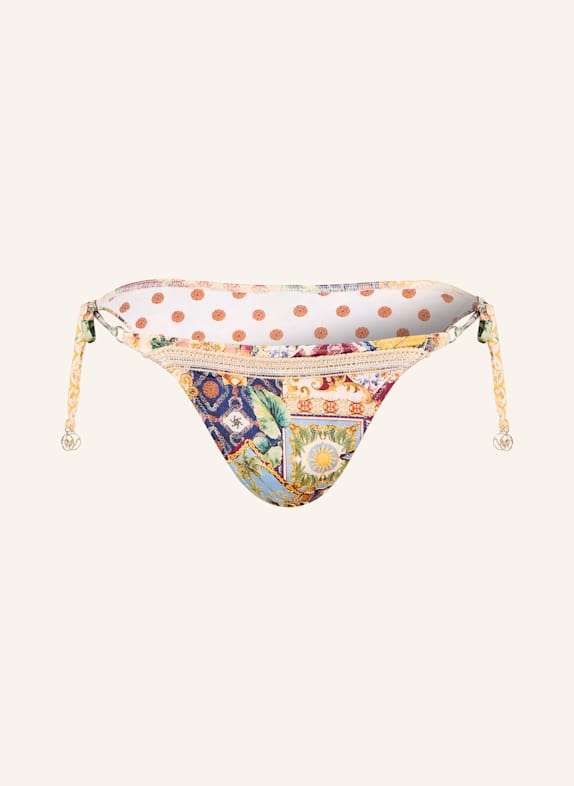 watercult Triangel-Bikini-Hose TREASURED TROVE DUNKELGELB / DUNKELROT / GRÜN