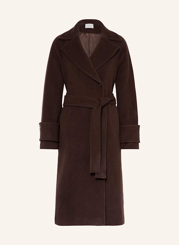 CLAUDIE PIERLOT Mantel DUNKELBRAUN