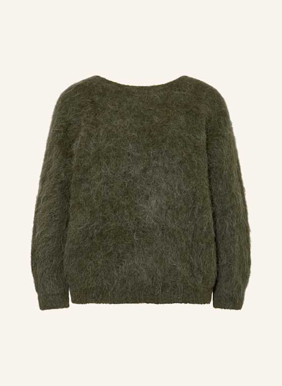 ba&sh Svetr FILL s alpakou KHAKI