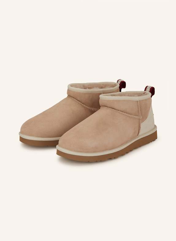 UGG Boots CLASSIC ULTRA MINI BEIGE / CREME