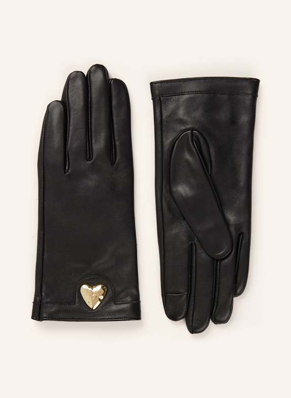CLAUDIE PIERLOT Lederhandschuhe SCHWARZ
