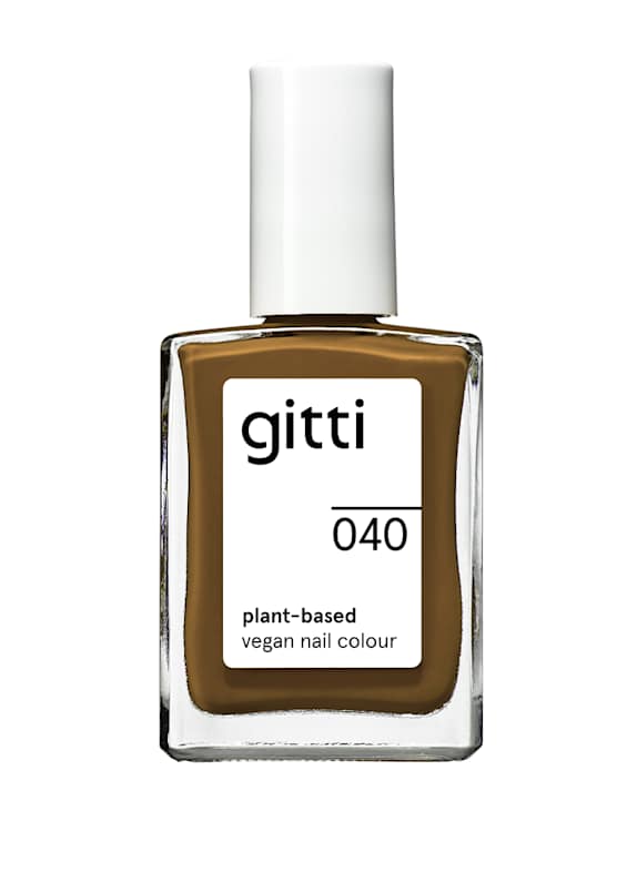 gitti PLANT-BASED VEGAN NAIL COLOUR NO. 040 - MUSTARD LEAF