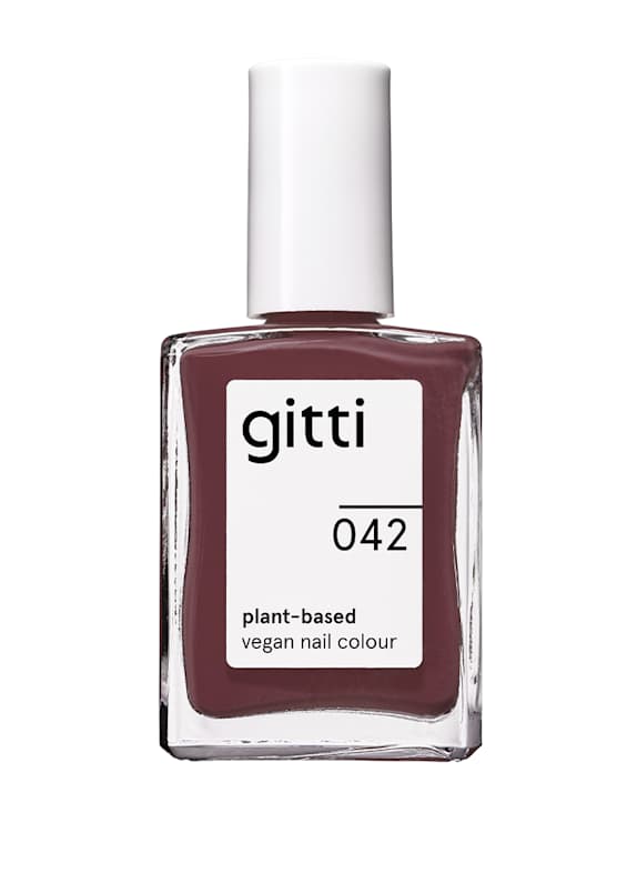 gitti PLANT-BASED VEGAN NAIL COLOUR NO. 042 - ASH PLUM