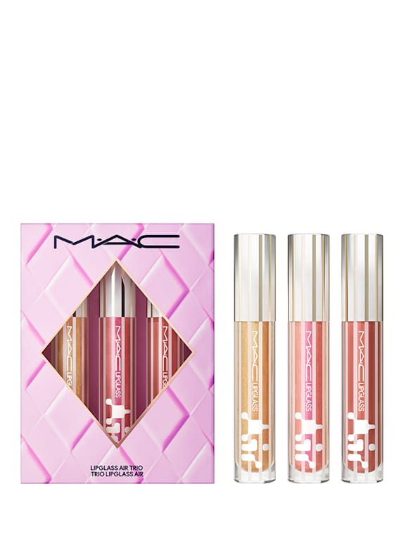 M.A.C GLOSS ENTHUSIAST LIPGLASS AIR TRIO