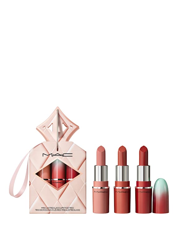 M.A.C WILDEST GLEAMS MINI LUSTREGLASS LIP TRIO