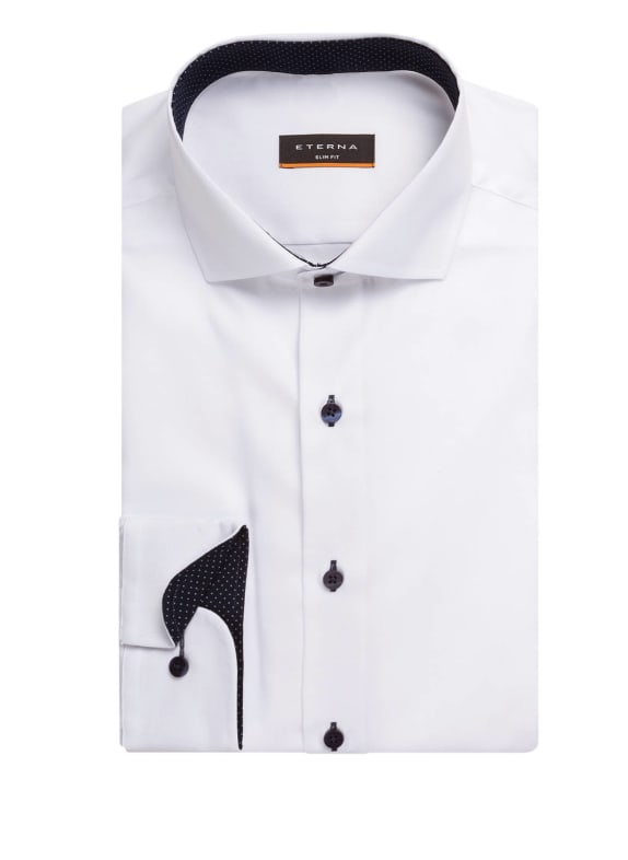ETERNA Hemd Slim Fit WEISS