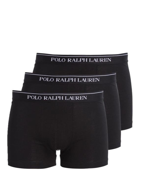 POLO RALPH LAUREN Lot de 3 boxers NOIR