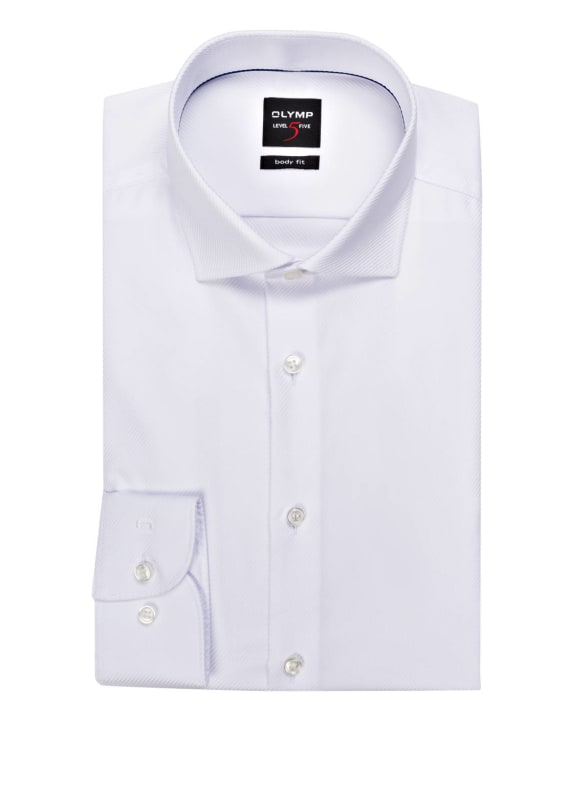 OLYMP Hemd Level Five body fit WEISS