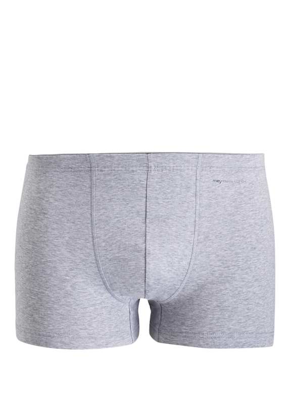 mey Boxershorts Serie CASUAL COTTON GRAU MELIERT
