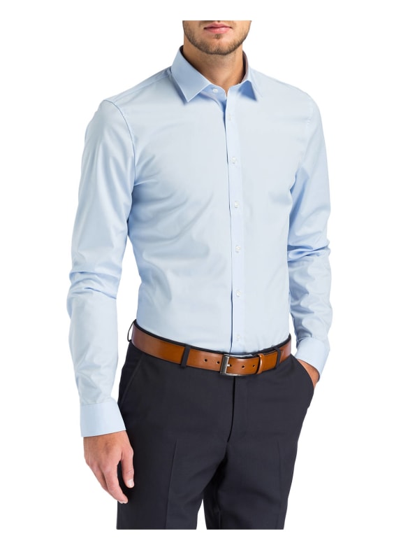 OLYMP Hemd No. Six super slim HELLBLAU