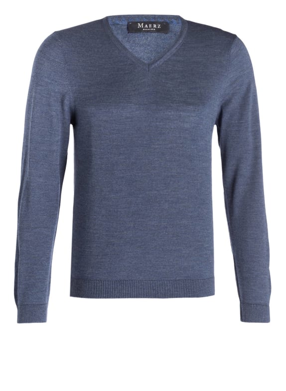 MAERZ MUENCHEN Pullover BLAU MELIERT