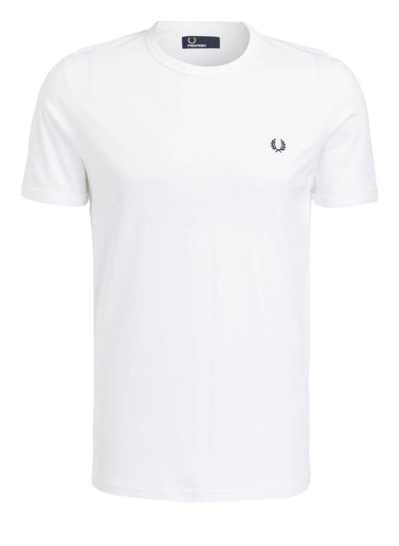 FRED PERRY T-Shirt RINGER WEISS