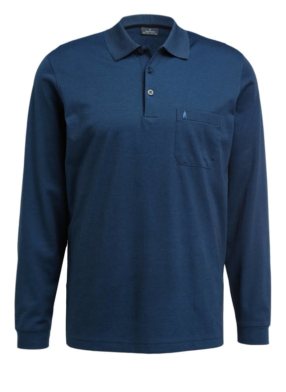 RAGMAN Piqué polo shirt  BLUE