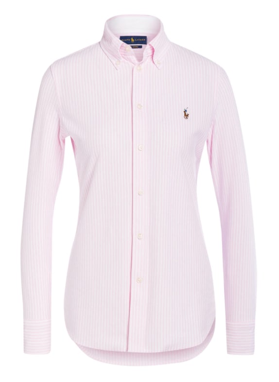 POLO RALPH LAUREN Shirt blouse PINK/ WHITE