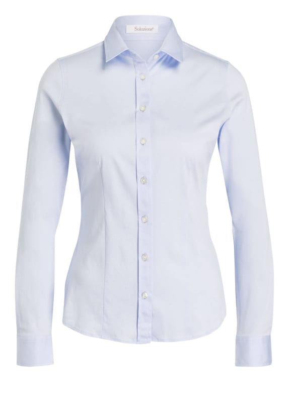 Soluzione Shirt blouse made of jersey 60 HELLBLAU