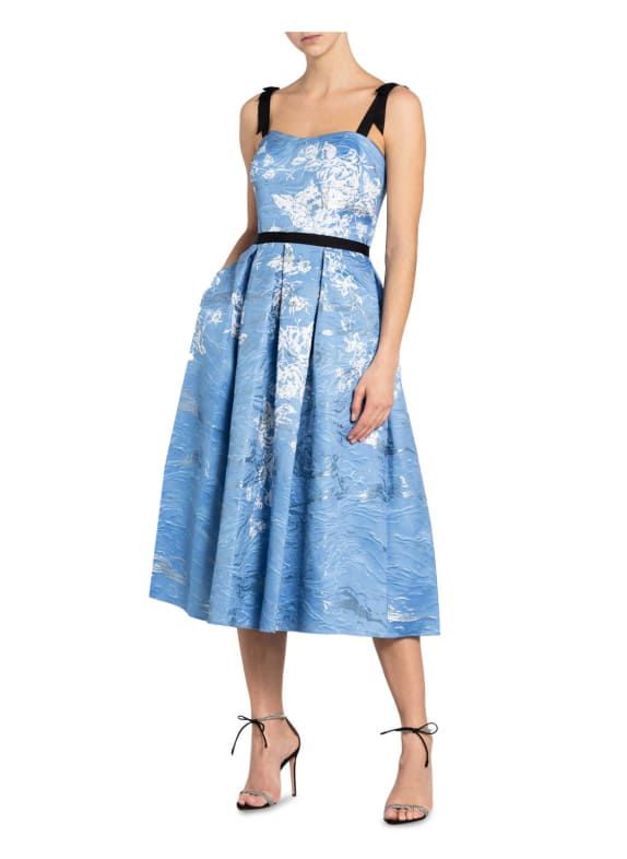 MARCHESA NOTTE Cocktailkleid mit Glitzergarn