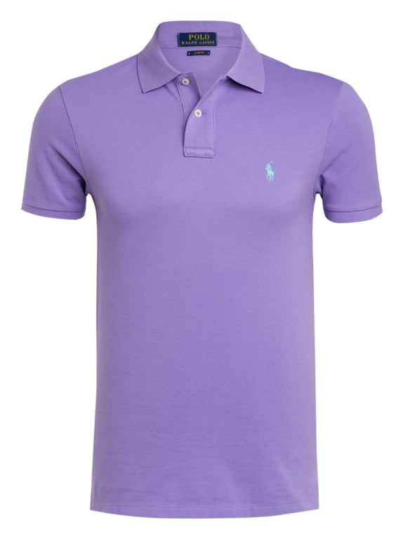 POLO RALPH LAUREN Piqué-Poloshirt Slim Fit HELLLILA