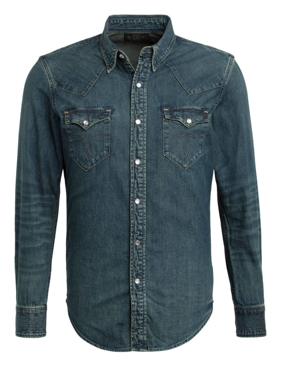 RRL Jeanshemd Classic Fit BLAU