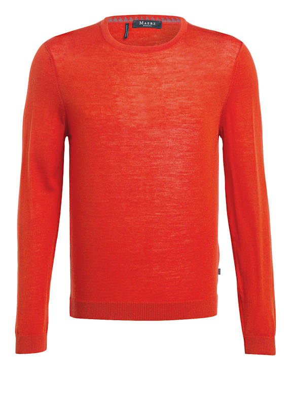 MAERZ MUENCHEN Pullover aus Merinowolle ORANGE