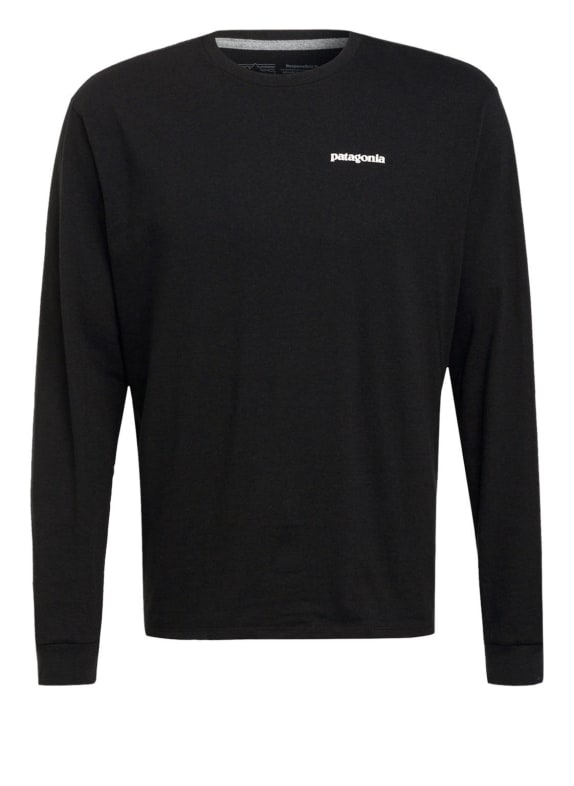 patagonia Long sleeve shirt P-6 BLACK