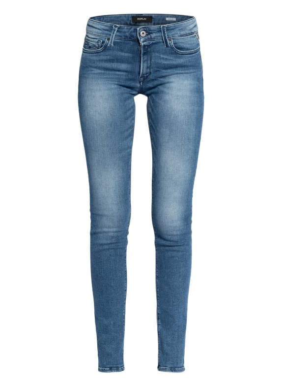 REPLAY Skinny Jeans NEW LUZ 009 MEDIUM BLUE